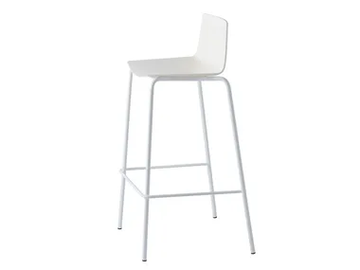 CUBA 1623 - High polypropylene stool with footrest by Et al. - view 2